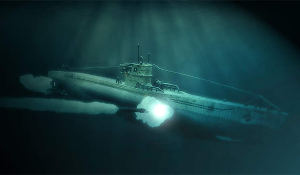 Диорамы и виньетки: U-Boot Type VIIC. Подводная война.
