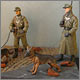 German patrol with dogs