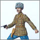 White army officer, Russian civil war