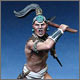 Mayan warrior, XVI cent.