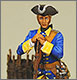Swedish musketeer, 1708-21