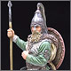 Slavic warrior, VII century A.D.