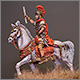 Mounted Roman warlord, I A.D.
