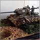 T-34/85 with infantry