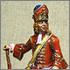 Senior officer of grenadiers regiments, Russia, 1710