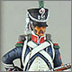 Caporal de chasseurs d'infanterie légère, 1809