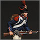 Carabineer of light infantry, 1800