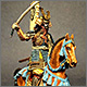 Mounted samurai, 16-17th cent.