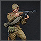 Red Army soldier with PPSh. 1943-45