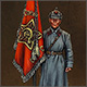 Старший сержант РККА со знаменем. 1941 г. СССР