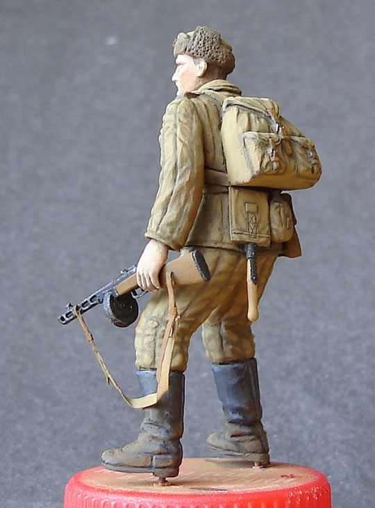 Figures: Red Army leutnant and machine gunner, photo #3