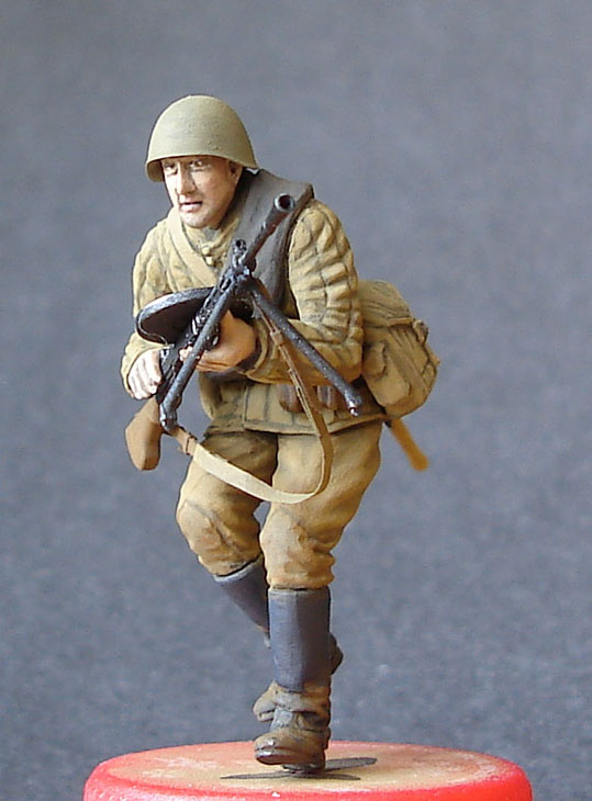 Figures: Red Army leutnant and machine gunner, photo #7