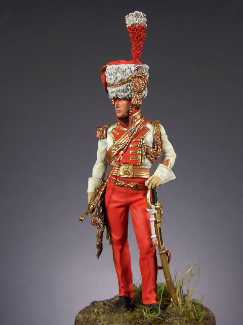 Фигурки: Старший трубач 2-го полка улан Императорской Гвардии (1810-15 гг.), фото #2