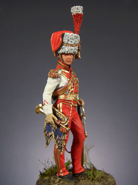 Figures: Trumpeter, 2nd Lancers of the Imperial Guards, 1810-1815, photo #4