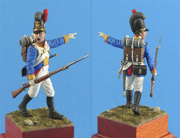 Figures: Sergeant, 4th Bavarian line infantry regt., 1812