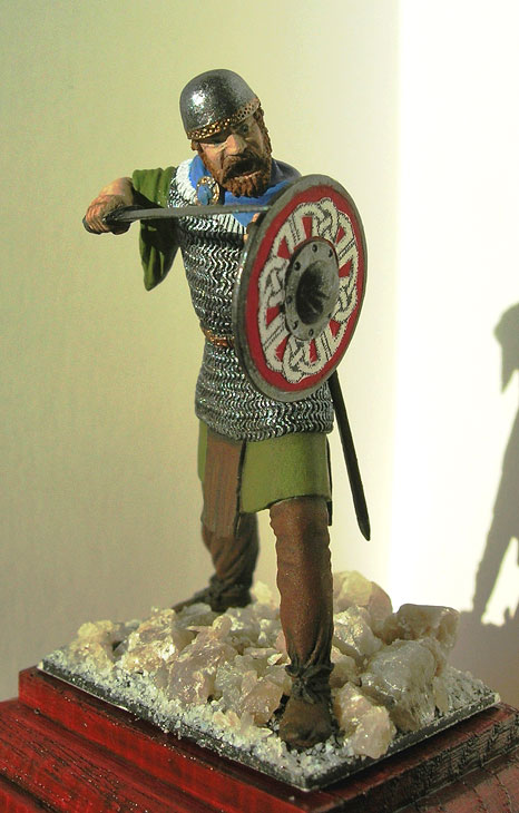 Figures: Irish warrior, X century, photo #2