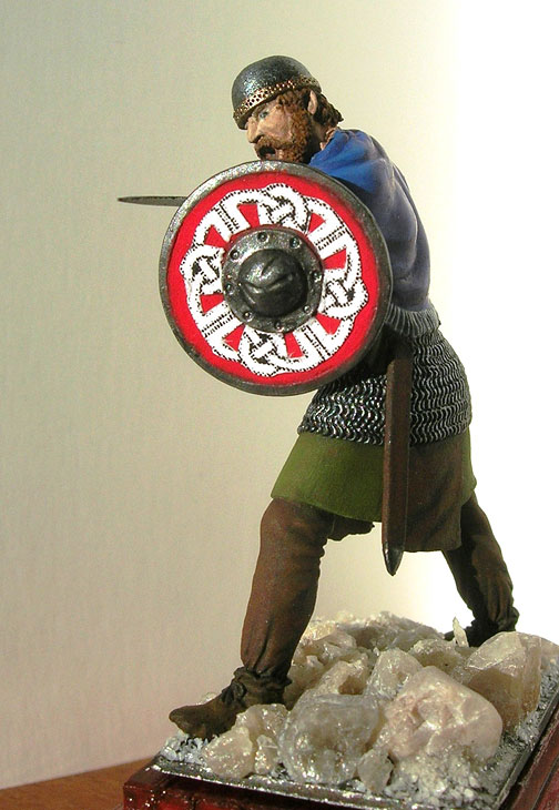 Figures: Irish warrior, X century, photo #3