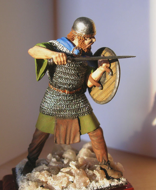 Figures: Irish warrior, X century, photo #6