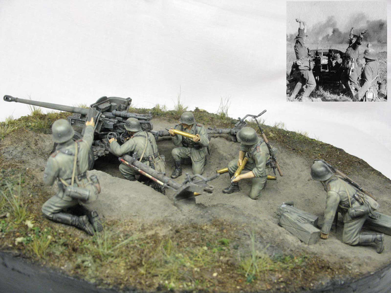 Dioramas and Vignettes: PaK-38 and crew, photo #2