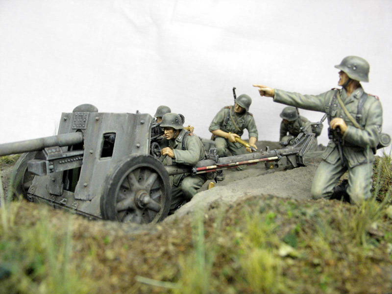 Dioramas and Vignettes: PaK-38 and crew, photo #3