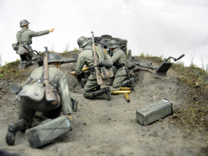 Dioramas and Vignettes: PaK-38 and crew, photo #4