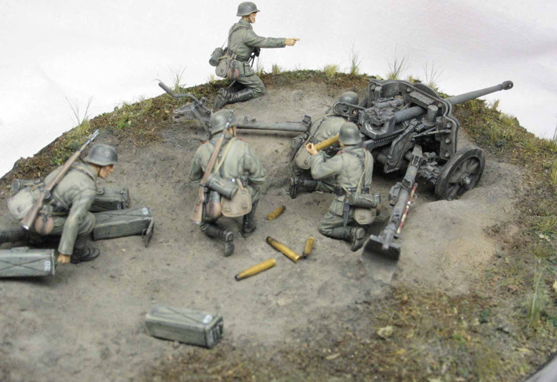 Dioramas and Vignettes: PaK-38 and crew, photo #5
