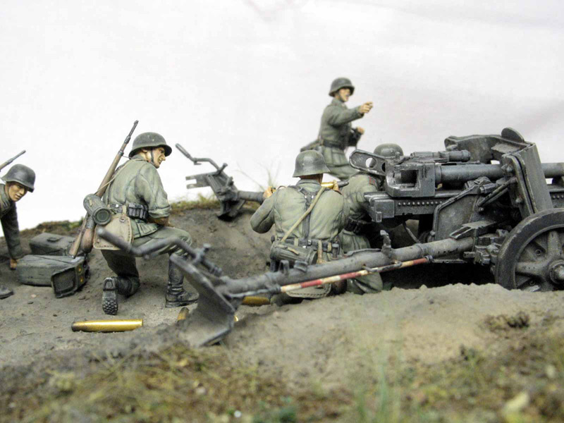 Dioramas and Vignettes: PaK-38 and crew, photo #6