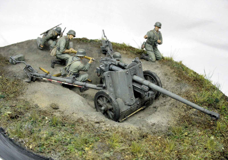 Dioramas and Vignettes: PaK-38 and crew, photo #7