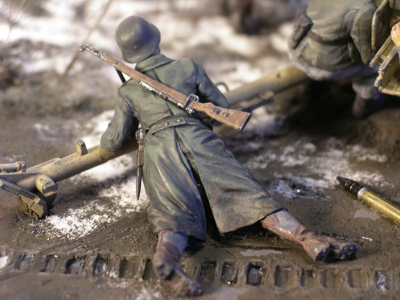 Dioramas and Vignettes: PaK-40 and crew, photo #12