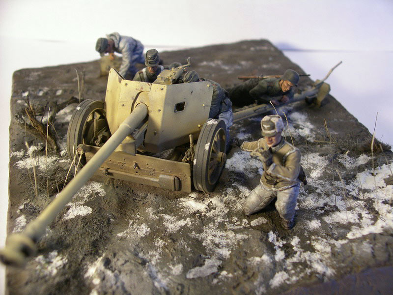 Dioramas and Vignettes: PaK-40 and crew, photo #5
