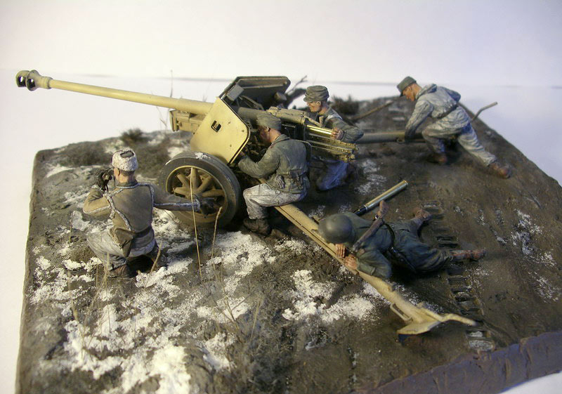 Dioramas and Vignettes: PaK-40 and crew, photo #6