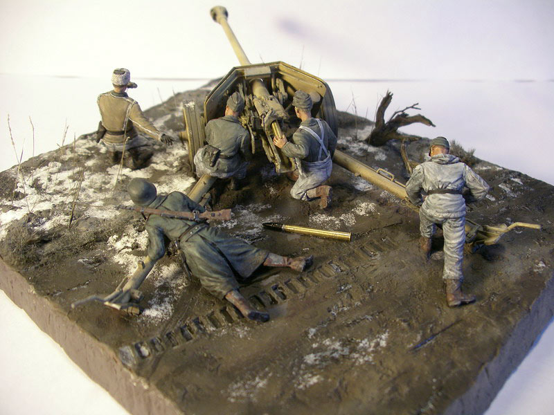 Dioramas and Vignettes: PaK-40 and crew, photo #8