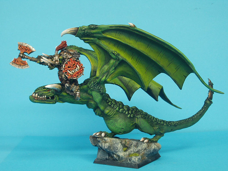 Miscellaneous: Orc Warboss on the wyvern, photo #1