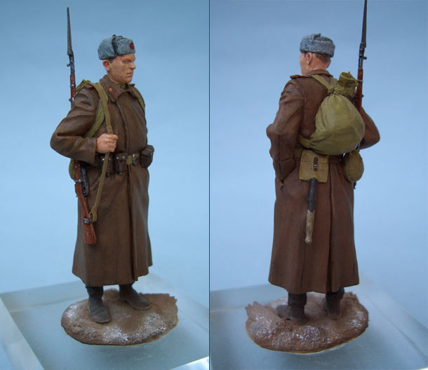 Figures: Red Army soldier, 1943-45