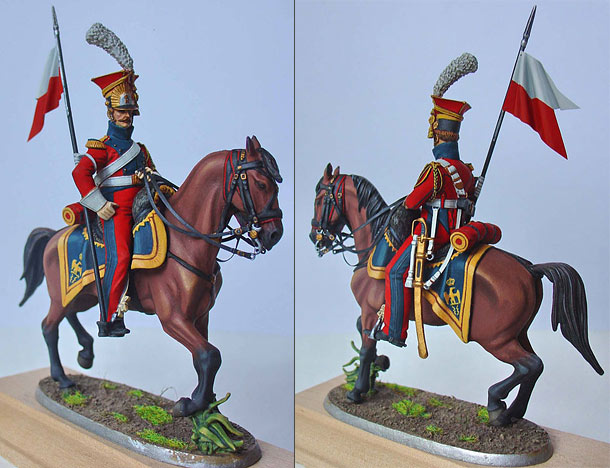 Figures: Chevauxleger, 2nd regiment of the Emperor's Guard, 1812