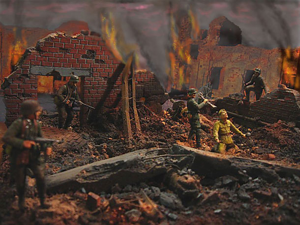 Dioramas and Vignettes: The feat of the soldier