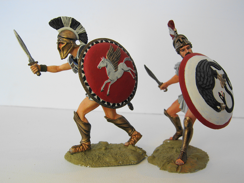 Figures: Thespian hoplites, 480 B.C., photo #2