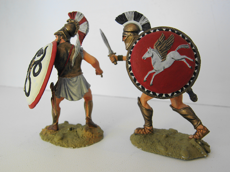 Figures: Thespian hoplites, 480 B.C., photo #6
