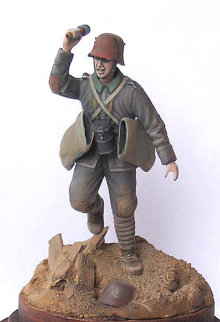 Фигурки: Германский гранатометчик, 1916-17гг., фото #1