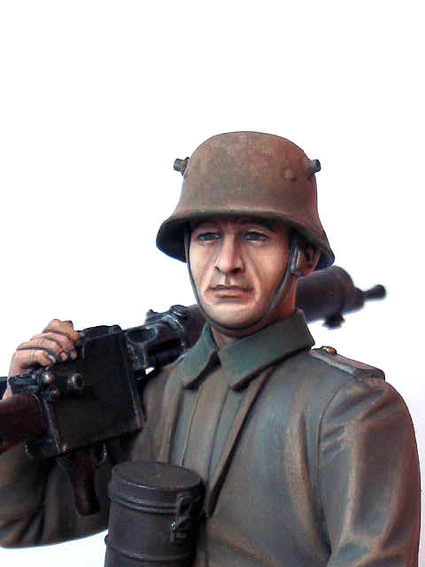 Figures: German machine gunner, WWI, photo #8