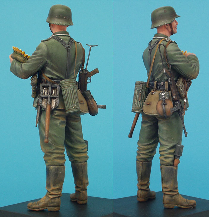 Figures: German soldier with sunflower, photo #5