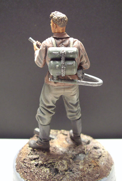 Figures: German soldier with flamethrower, photo #5