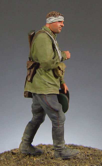 Figures: Soviet frontier guards officer, summer 1941, photo #3