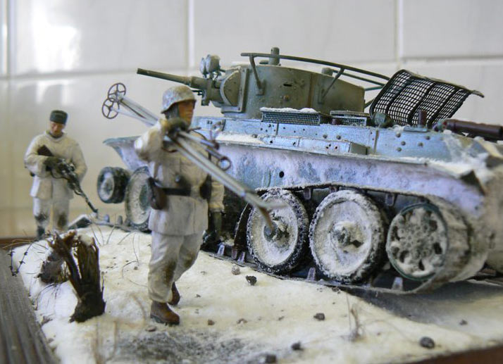 Dioramas and Vignettes: Abandoned BT-7, photo #1