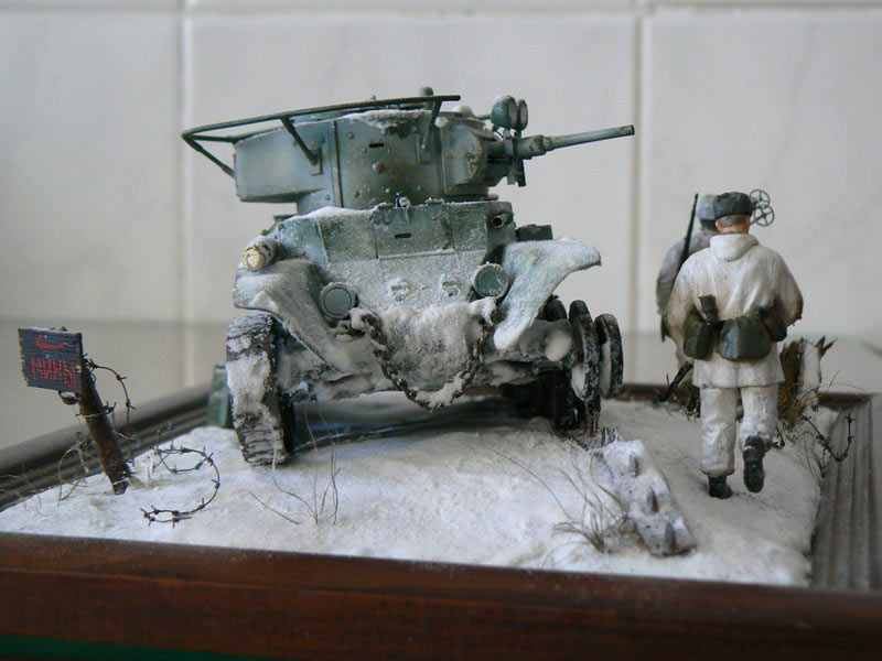 Диорамы и виньетки: Брошенный БТ-7, фото #3