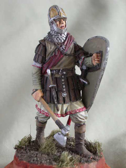 Figures: Novgorod warrior, XIV century, photo #1