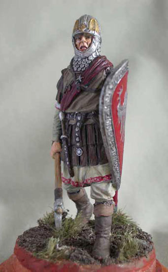 Figures: Novgorod warrior, XIV century, photo #6