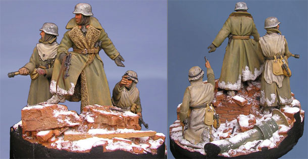Dioramas and Vignettes: The last ones. Stalingrad, 1943