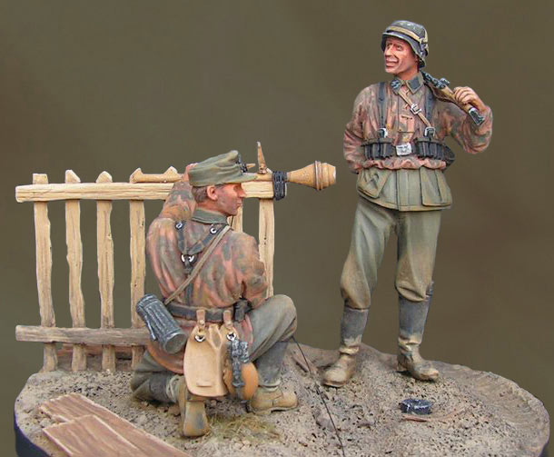 Dioramas and Vignettes: Let's hit the Russian tanks, Franz!
