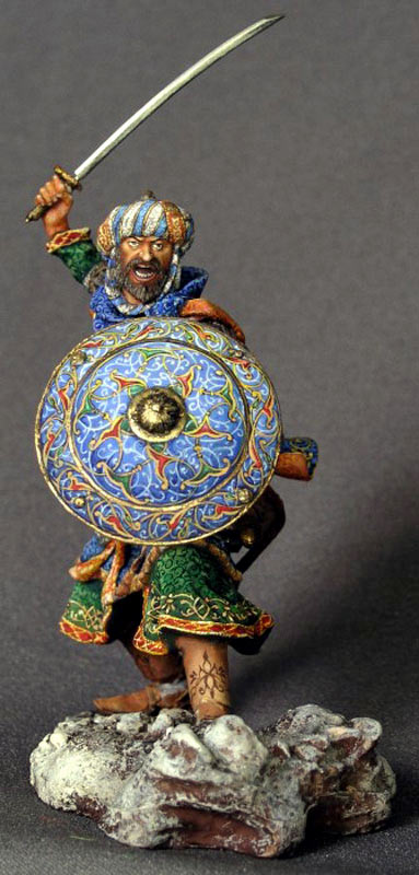 Figures: Saracen warrior, XI-XIV AD, photo #2